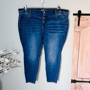 Lane Bryant High Rise 1 Button Jegging Size 24P